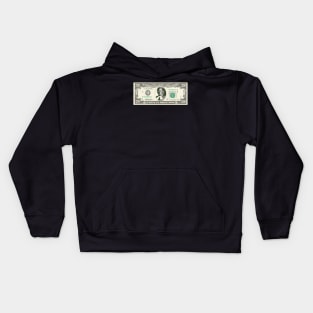 harriet tubman dollar Kids Hoodie